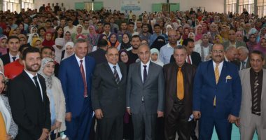 رئيس جامعة الزقازيق يشارك باحتفالية كلية الهندسة لاستقبال العام الدراسى الجديد