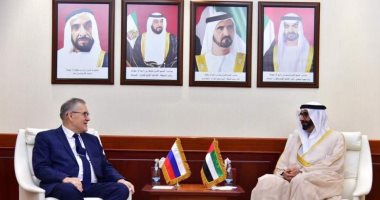 وزير شئون الدفاع الإماراتى يبحث تعزيز العلاقات مع سفير روسيا
