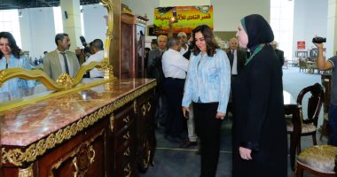 افتتاح معرض "صنع فى دمياط" بأرض المعارض فى مدينة نصر