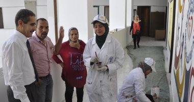 صور.. بدء العمل فى العناية المركزة لجراحة القلب بمستشفى جامعة قناة السويس
