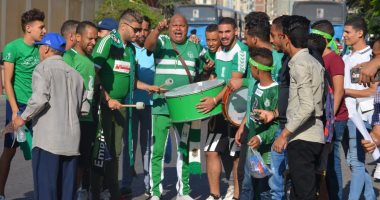 صور.. جمهور الاتحاد يتجه إلى برج العرب لدعم زعيم الثغر أمام العربى