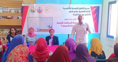 كاميرات مراقبة لمنع إلقاء القمامة فى الشوارع ببنها