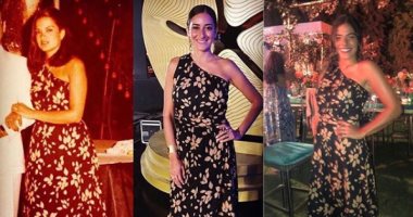 فستان لـ3 أجيال.. أمينة خليل ترتدى ملابس والدتها فى مهرجان الجونة