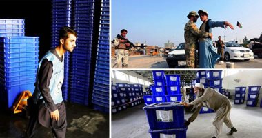 صور.. أفغانستان تتحول لثكنة عسكرية قبل 24 ساعة من ماراثون الانتخابات الرئاسية.. 16 مرشحا بالقائمة و 9.5 مليون شخص لهم حق التصويت.. 5000 مركز إقتراع و 100 ألف جندى للتأمين.. و حركة طالبان تتوعد
