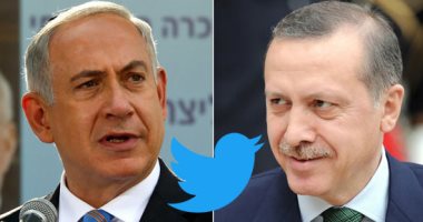 أعداء فى العلن حلفاء فى الخفاء.. نتنياهو وأردوغان يتبادلان الاتهامات عبر تويتر.. والديكتاتور العثمانى أول من اعترف بالقدس عاصمة لإسرائيل ..وتاجر بدماء الأتراك بقبوله 20 مليون دولار كتعويض لشهداء مذبحة مرمرة