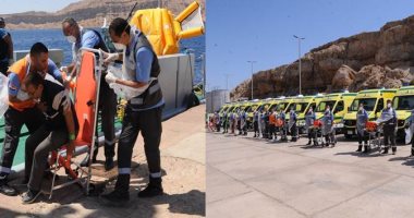 مركز بحث وإنقاذ القوات المسلحة ينفذ تجربة " مصر – 6 " لمحاكاة إنقاذ عبارة
