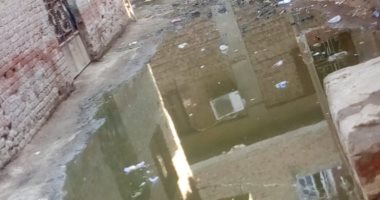 شكوى من انتشار مياه الصرف الصحى بقريه برنشت فى الجيزة