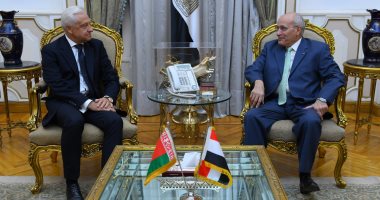 العصار يستقبل سفير دولة بيلاروسيا بعد انتهاء فترة عمله فى مصر