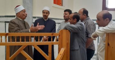صور.. "الآثار" و"الأوقاف" بالإسكندرية يتفقدان ترميم ضريح النبى دانيال