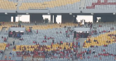  جماهير الأهلي في برج العرب قبل مواجهة كانو سبورت.. صور