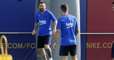 تعرف على حظوظ ميسي وألبا من مباراة برشلونة والإنتر بدورى الأبطال 
