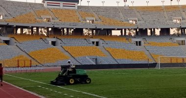 صور.. كواليس الاستعدادات لاستقبال لقاء الانسحاب بين الزمالك وجينيراسيون