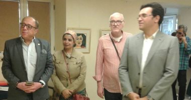 صور.. افتتاح معرض الدكتورة إيناس الهندى بـ"فنون جميلة" الزمالك