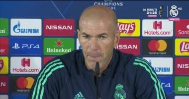 زيدان يدافع عن كورتوا بعد صافرات استهجان جماهير ريال مدريد
