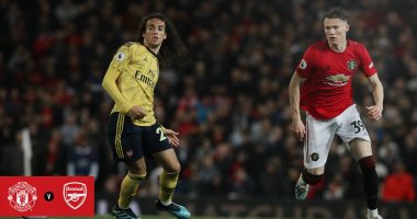 كل أهداف الإثنين.. مانشستر يونايتد يتعادل مع أرسنال في الدوري الإنجليزي