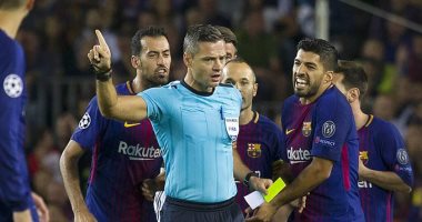 برشلونة ضد الإنتر.. سكومينا حكماً لقمة دورى أبطال أوروبا