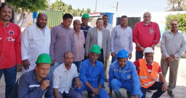 رئيس شركة مياه الشرب بالأقصر يتفقد أعمال تجديدات محطة الطود المدمجة