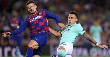 برشلونة ضد الإنتر.. مارتينيز يضرب البارسا بالهدف الأول بعد 3 دقائق.. فيديو