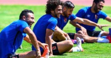 شاهد تدريب الأهلى استعداداً لأبناء الجنوب بالدورى