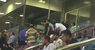 جهاز المنتخب يتابع مباراة الزمالك والمقاصة باستاد السلام 