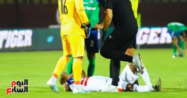 فيديو.. إصابة شيكابالا والدفع بـ "بن شرقي" أمام المقاصة 
