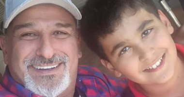 صورة.. كيف استقبل جمال سليمان نجله الوحيد بعد غيابه عنه شهرا كاملا؟