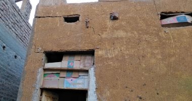صور.. مسجد "آل حسن" بقرية المواطين بسوهاج آيل للسقوط.. والأهالى يطلبون تجديده