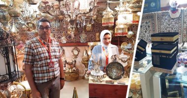 فيديو وصور.. "العارضون فى تراثنا" يروون قصصصهم مع الصناعات اليدوية.. صاحب منتجات نحاسية: ورثت المهنة عن أجدادى.. وحازم عبد الغنى يختار مجال الإضاءة.. و"أحمد صبحى" رفض الاستسلام للمعاش وأحيا هوايته فى الجرافيك
