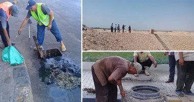 صور.. محافظات مصر تستعد لمواجهة السيول.. الإسكندرية تتجهز لاستقبال موسم الأمطار بتطهير 120 ألف مطبق و31 ألف شنيشة.. و28 سدا وبحيرة بالبحر الأحمر.. و3 ملايين جنيه لإنشاء 4 سدود بمطروح.. وتطهير 7 مخرات ببنى سويف
