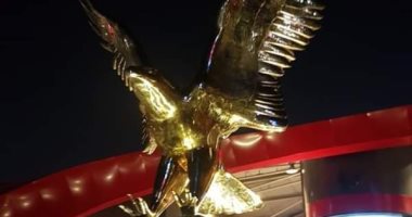 شاهد.. نسر الأهلى يظهر على بوابات فرع مدينة نصر قبل الافتتاح