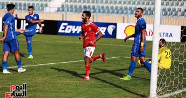 فيديو.. حسين الشحات يحرز الهدف الثانى للأهلى فى مرمى أسوان