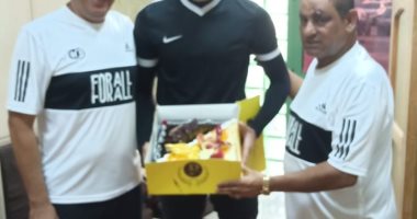 صور .. الطلائع يحتفل بانضمام محمد بسام للفراعنة 