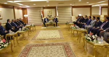 صور.. النائب العام يستقبل وفد المحكمة الدستورية العليا لتقديم التهنئة