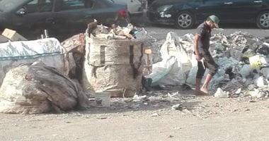 مقلب قمامة.. مشكلة أهالى عمرو بن العاص بالجيزة  