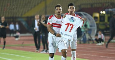 صور.. فرحة هدف الزمالك.. هدية لـ"زيزو" من بن شرقى وأوباما
