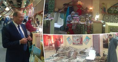معرض تراثنا يحقق أهدافه.. تفاؤل كبير لدى المصنعين باهتمام الدولة بالمنتجات الحرفية.. عرض صناعة النول المستخدم فى الغزل لأول مرة.. ورئيس التنمية الصناعية: 50% خصما للمشروعات الصغيرة عند استخراج الرخص