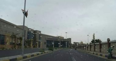هطول أمطار خفيفة على مدينة الغردقة ..صور