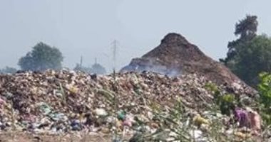 مقلب قمامة قرية سنجها بكفر صقر يهدد الصحة العامة لسكان المنطقة