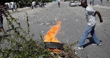 متظاهرون فى هايتى يطالبون باستقالة رئيس بلادهم 