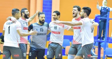 الزمالك يهزم الشمس 0/3 فى دورى رجال الطائرة