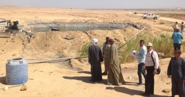 إزالة التعديات واسترداد أراضى أملاك الدولة بقريتى العزيزية ومنشاة الجمال بالفيوم