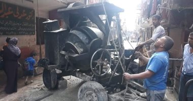 حملات لرفع الإشغالات وتجميل الشوارع بحى العجوزة