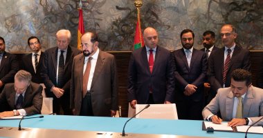 حاكم الشارقة یزور البیت العربى فى مدرید..ویشھد اتفاقیة تعاون مع ھیئة الكتاب  