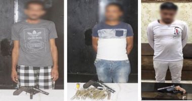 ضبط 4 خارحين عن القانون بدمياط بحوزتهم سلاح ناري