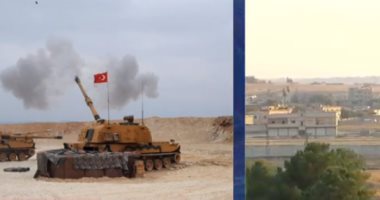 العدوان التركى يستهدف صوامع القمح فى رأس العين بشمال سوريا