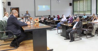 صور.. جامعة أسيوط تنظم ورشة عمل متخصصة عن أهمية بنك المعرفة المصرى