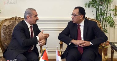 بدء جلسة المباحثات الثنائية بين رئيس الوزراء ونظيره الفلسطينى