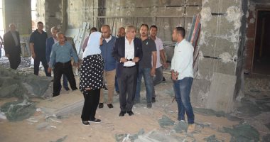 صور.. محافظ المنيا يتابع أعمال إحلال وتجديد مستشفى سمالوط العام