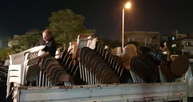 رئيس جهاز مدينة الشروق يقود حملة ليلية مكبرة على المقاهى المخالفة بالمدينة