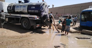 الانتهاء من إصلاح ماسورة مياه بجسر السويس.. وحملة لمكافحة الكلاب الضالة بالسلام